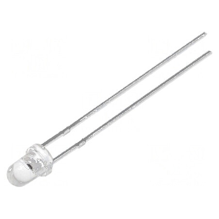 Emițător IR 3mm 940nm THT 20mA 25° | Electronic-mag.ro | Componente Electronice
