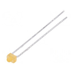 LED portocalie 1,8mm 210-350mcd 60° convex | Electronic-mag.ro | Componente Electronice