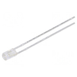 LED 3mm Portocalie 160mcd 110° Plat, Nr. Term: 2 | Electronic-mag.ro | Componente Electronice