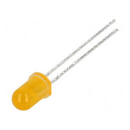 LED 5mm Portocalie 40mcd 50° Convex | Electronic-mag.ro | Componente Electronice