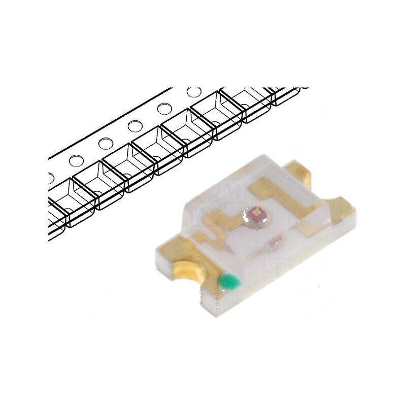 LED SMD 1206 galben 6-10mcd 3,2x1,6x1,1mm 120° 20mA 70mW | Electronic-mag.ro | Componente Electronice LED SMD 1206 galben 6-10mcd 3,2x1,6x1,1mm 120° 20mA 70mW | Electronic-mag.ro | Componente Electronice