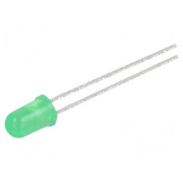 LED 5mm Verde 5,6-19mcd 36° Convex | Electronic-mag.ro | Componente Electronice