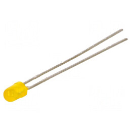 LED 3mm galben 3,8-30mcd 100° convex 2-2,5V | Electronic-mag.ro | Componente Electronice