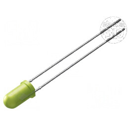 LED 3mm galben-verde 11-30V 85mcd 40° | Electronic-mag.ro | Componente Electronice