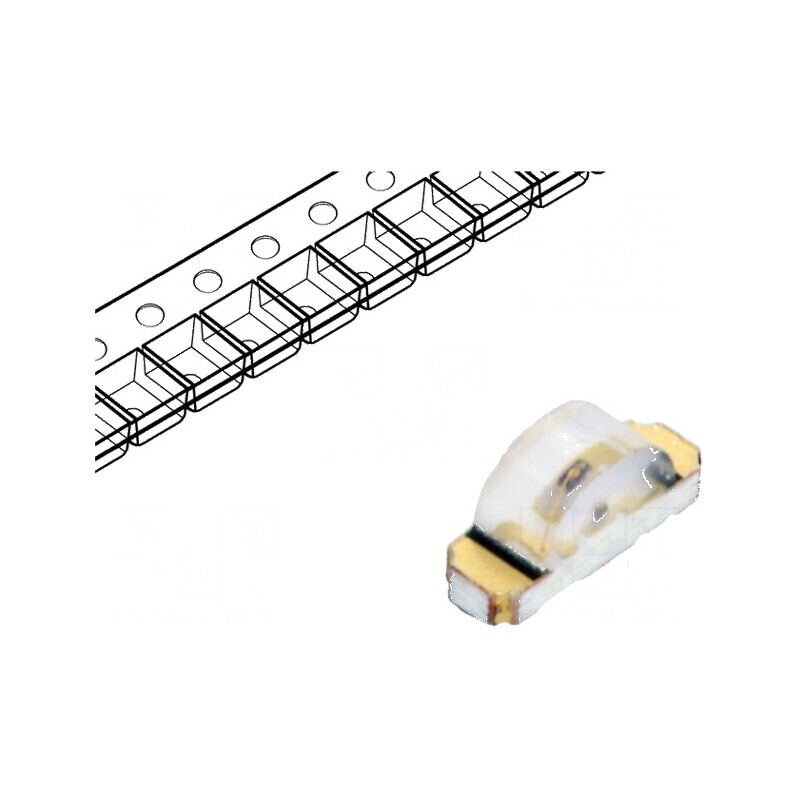 LED SMD 1206 roșie 3,2x1x1,5mm 20mA 130° 18÷54mcd | Electronic-mag.ro | Componente Electronice LED SMD 1206 roșie 3,2x1x1,5mm 20mA 130° 18÷54mcd | Electronic-mag.ro | Componente Electronice