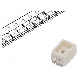 LED SMD 2014 Mini PLCC2 Galben 15,2-30,3mlm 4,5-9mcd 120° | Electronic-mag.ro | Componente Electronice