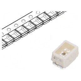 LED SMD 2014 Mini PLCC2 Galben 15,2-48mlm 4,5-18mcd 120° | Electronic-mag.ro | Componente Electronice