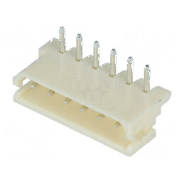 Conector cablu-placă soclu tată A2506 2,5mm 6 PIN THT 250V | Electronic-mag.ro | Componente Electronice
