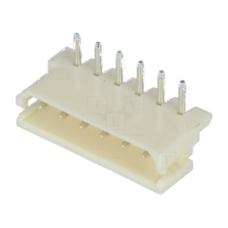 Conector cablu-placă soclu tată A2506 2,5mm 6 PIN THT 250V | Electronic-mag.ro | Componente Electronice