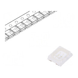 LED SMD 2835 Verde 3800-4300mcd 2.8x3.5mm 120° 60mA | Electronic-mag.ro | Componente Electronice
