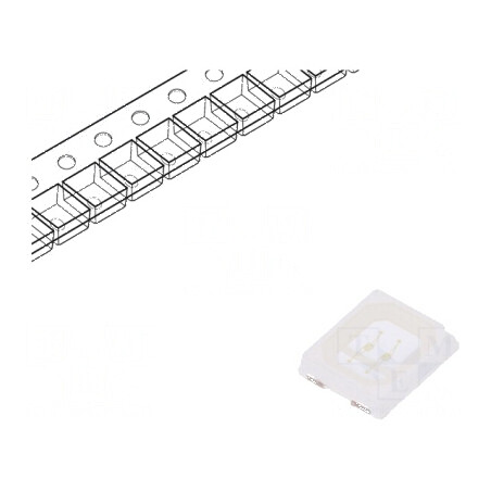 LED SMD 2835 Verde 3800-4300mcd 2.8x3.5mm 120° 60mA | Electronic-mag.ro | Componente Electronice