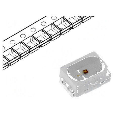 LED SMD 3020 galben 210-280mcd 3x2x1,3mm 120° 20mA 1,8-2VDC | Electronic-mag.ro | Componente Electronice