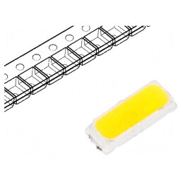 LED SMD 4014 Alb Rece 21-23mcd 4750-5300K 120° 60mA | Electronic-mag.ro | Componente Electronice