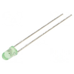 LED 3mm galben-verde 150mcd 30° convex | Electronic-mag.ro | Componente Electronice