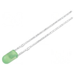 LED 3mm galben-verde 10-15mcd 30° convex | Electronic-mag.ro | Componente Electronice