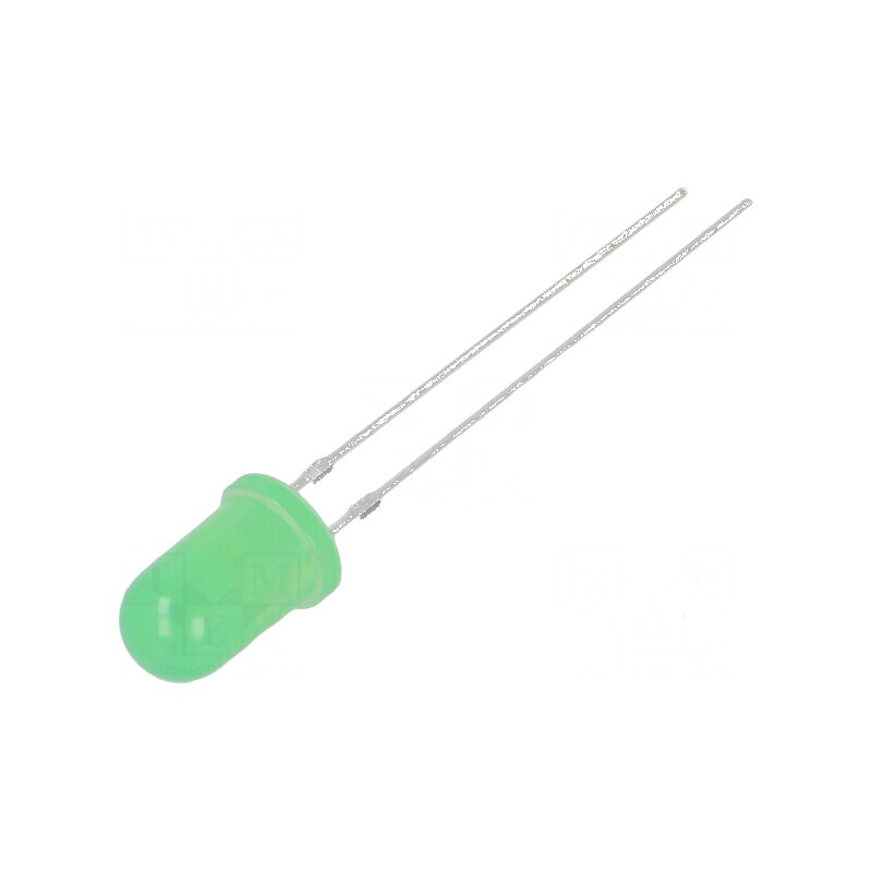 LED 5mm galben-verde 10÷15mcd 30° convex | Electronic-mag.ro | Componente Electronice