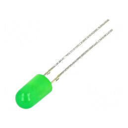 LED 5mm Verde 68-100mcd 30° Convex | Electronic-mag.ro | Componente Electronice