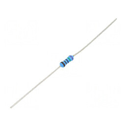 Rezistor thin film THT 7,5kΩ 600mW ±1% Ø2,5x6,5mm 50ppm/°C | Electronic-mag.ro | Componente Electronice