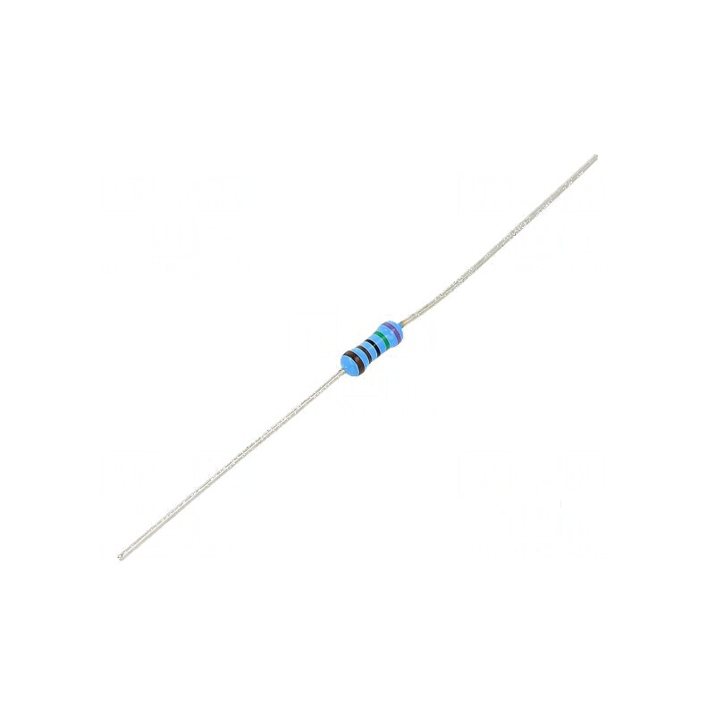 Rezistor thin film THT 7,5kΩ 600mW ±1% Ø2,5x6,5mm 50ppm/°C | Electronic-mag.ro | Componente Electronice