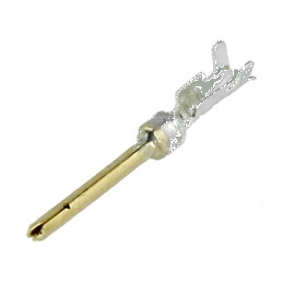 Pin tată aurit crimpat pe cablu | Electronic-mag.ro | Componente Electronice