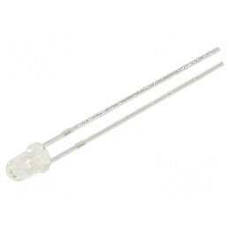 LED 3mm Ambră 900-2300mcd 30° 2 Nr. Term 1,7-2,6VDC -40-85°C | Electronic-mag.ro | Componente Electronice