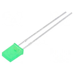 LED dreptunghiular 2,6x5mm verde 45÷60(typ) 85mcd 120° 20mA | Electronic-mag.ro | Componente Electronice