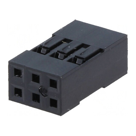 Conector şiruri pini mufă NSR/NDR mamă 6 pini fără contacte | Electronic-mag.ro | Componente Electronice