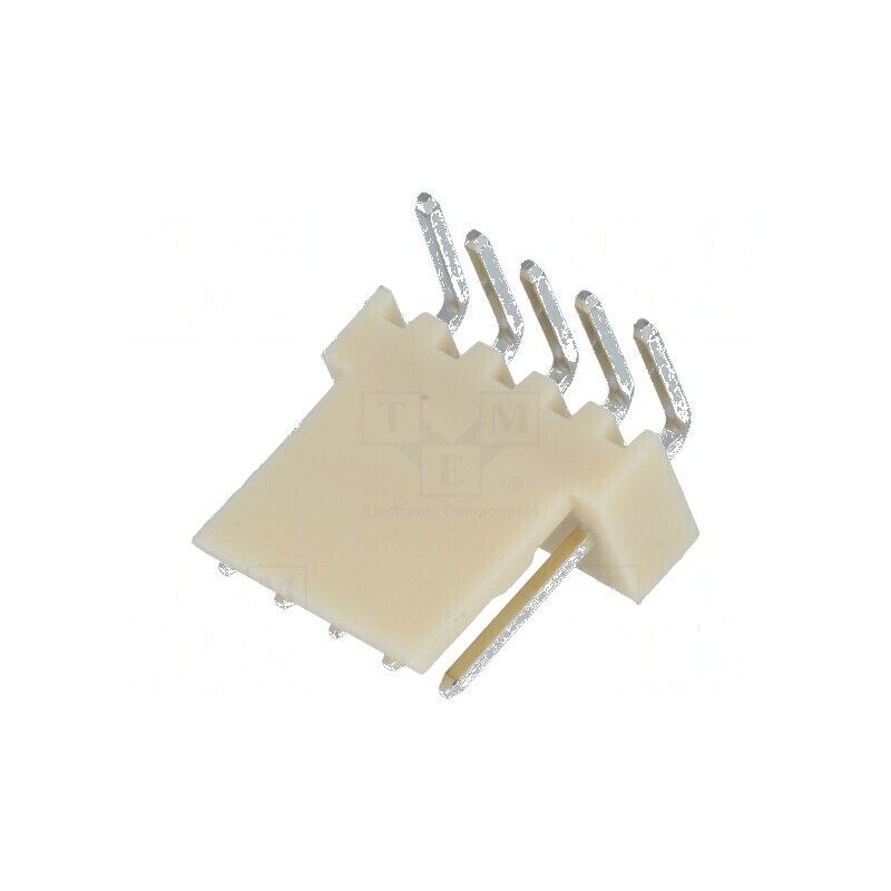 Conector cablu-placă soclu tată NS25 2,54mm PIN 5 THT 250V | Electronic-mag.ro | Componente Electronice