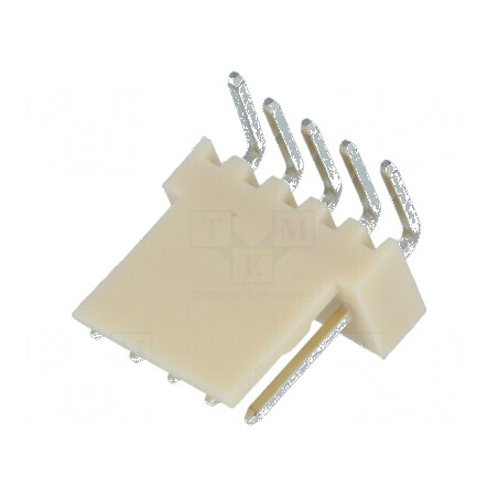 Conector cablu-placă soclu tată NS25 2,54mm PIN 5 THT 250V | Electronic-mag.ro | Componente Electronice