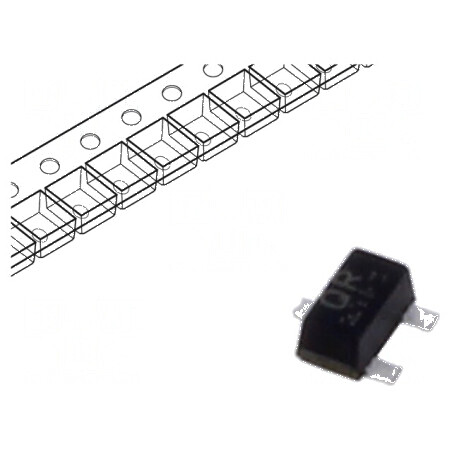 Tranzistor N-MOSFET 20V 0,2A SC89 | Electronic-mag.ro | Componente Electronice