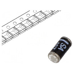 Diodă redresoare SMD 400V 1A 300ns MELF plastic Ufmax 1,3V | Electronic-mag.ro | Componente Electronice