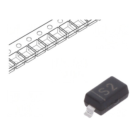 Diodă Schottky SMD 50V 15mA SOD123 1ns | Electronic-mag.ro | Componente Electronice
