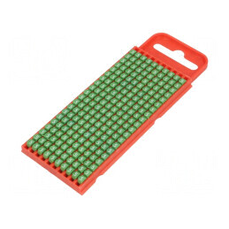 Markere Marcaj Poliamidă Verde 5mm, 2÷2,8mm, -40÷85°C WIC | Electronic-mag.ro | Componente Electronice