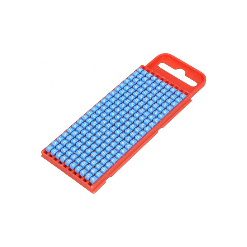 Markere Marcaj Albastru 6mm Poliamidă -40÷85°C WIC | Electronic-mag.ro | Componente Electronice