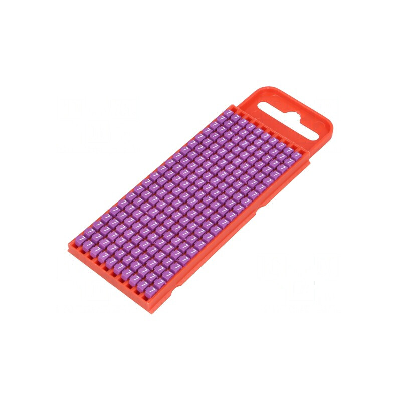 Markere Marcaj Violet 7 2÷2,8mm Poliamidă -40÷85°C WIC W: 5mm | Electronic-mag.ro | Componente Electronice Markere Marcaj Violet 7 2÷2,8mm Poliamidă -40÷85°C WIC W: 5mm | Electronic-mag.ro | Componente Electronice