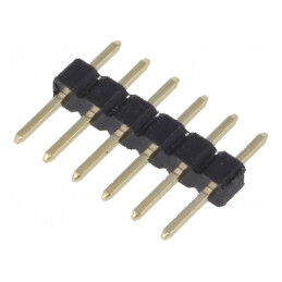 Conector şiruri pini tată 1x6 PIN 6 drept 2mm THT | Electronic-mag.ro | Componente Electronice