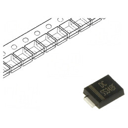 Diodă Schottky SMD 40V 3A SMB - Redresor Flat pe Rolă | Electronic-mag.ro | Componente Electronice