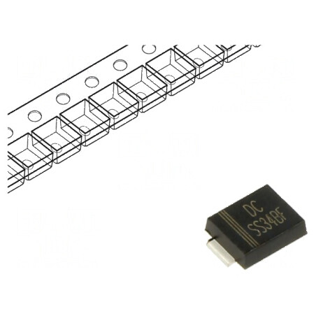 Diodă Schottky SMD 40V 3A SMB - Redresor Flat pe Rolă | Electronic-mag.ro | Componente Electronice