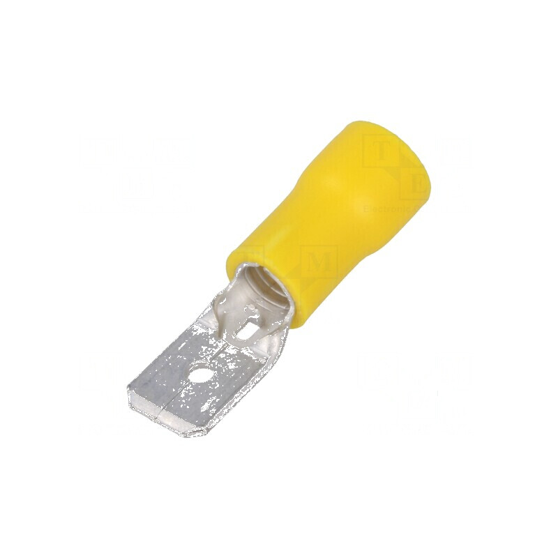 Terminal plat 6,3mm tată 4÷6mm2 pentru cablu | Electronic-mag.ro | Componente Electronice