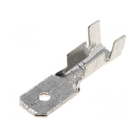 Terminal plat 6,3mm tată 0,8mm pentru cablu 1,5÷2,5mm2 crimpat | Electronic-mag.ro | Componente Electronice