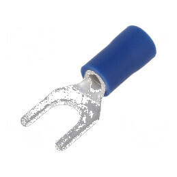 Furcă M5 5,3mm crimpat pe cablu izolată 1,5÷2,5mm2 | Electronic-mag.ro | Componente Electronice