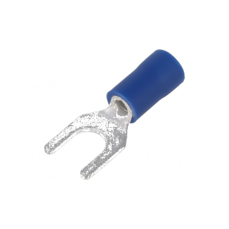 Furcă M5 5,3mm crimpat pe cablu izolată 1,5÷2,5mm2 | Electronic-mag.ro | Componente Electronice