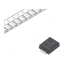 Diodă redresoare SMD 1kV 2A 75ns SMB flat Ufmax 1,7V | Electronic-mag.ro | Componente Electronice
