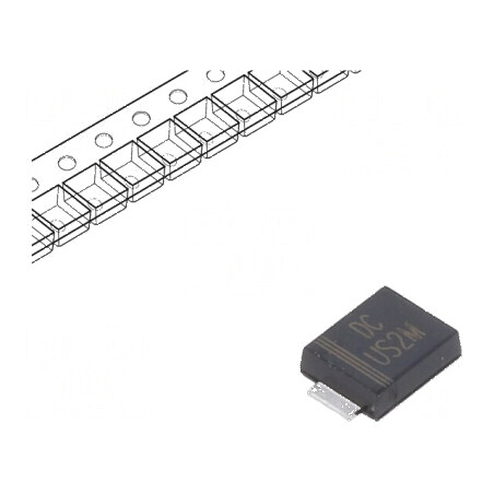 Diodă redresoare SMD 1kV 2A 75ns SMB flat Ufmax 1,7V | Electronic-mag.ro | Componente Electronice