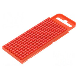 Markere Marcaj Poliamidă Roșie 2-2.8mm -40° la 85°C WIC, 5mm | Electronic-mag.ro | Componente Electronice