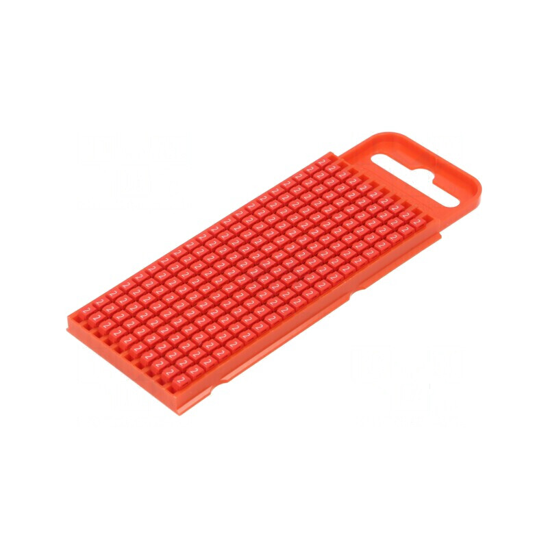 Markere Marcaj Poliamidă Roșie 2-2.8mm -40° la 85°C WIC, 5mm | Electronic-mag.ro | Componente Electronice