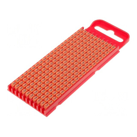 Markere Marcaj Poliamidă Portocalie 3 2÷2,8mm -40÷85°C WIC | Electronic-mag.ro | Componente Electronice