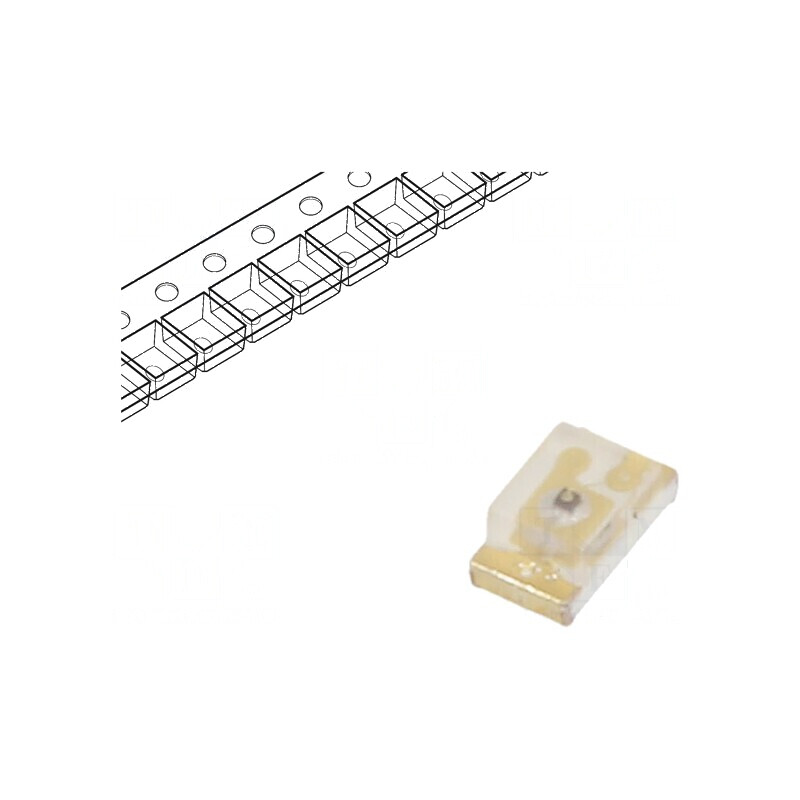 LED SMD 1608 Galben-Verde 28-33mcd 1,6x0,8x0,6mm 120° 20mA | Electronic-mag.ro | Componente Electronice