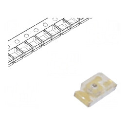 LED SMD 1608 roșie 18÷45mcd 10mA 120° 1,6x0,8x0,6mm | Electronic-mag.ro | Componente Electronice