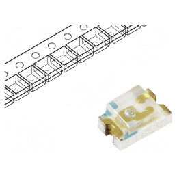 LED SMD 3215 galben-verde 10-15mcd 3,2x1,5x1mm 130° 20mA | Electronic-mag.ro | Componente Electronice